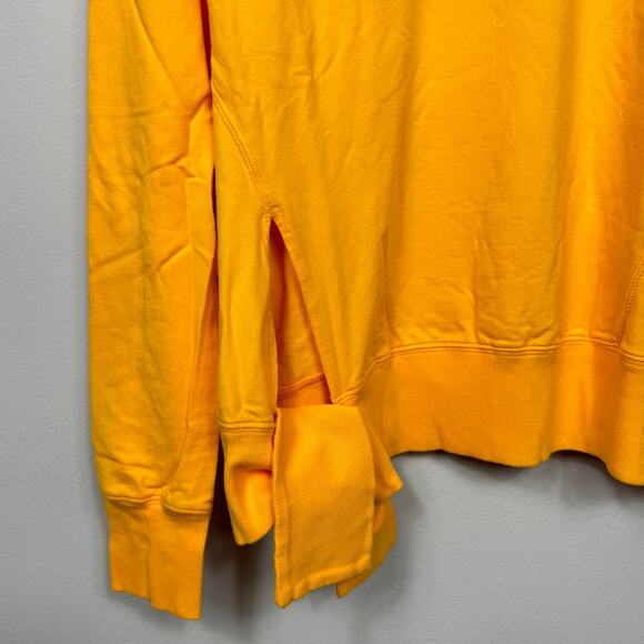 AG Kylan Crop Tie Sweatshirt in Golden Ochre Size L - Picture 4 of 10